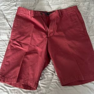 Red Nine Inch Shorts